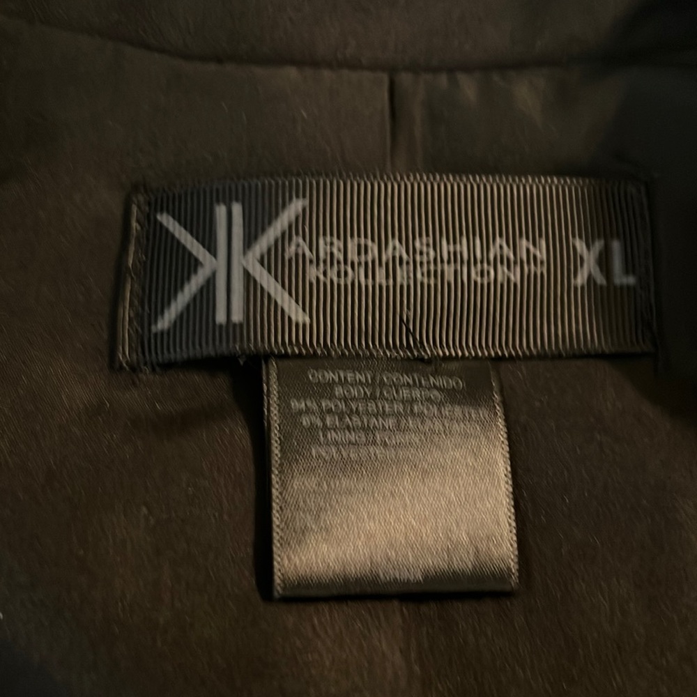 Kardashian Kollection Black Blazer XL - Tuxedo style